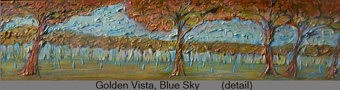 Golden Vista, Blue Sky detail