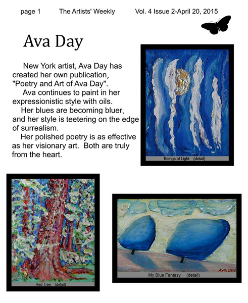 Ava Day article in Artists' Weekly